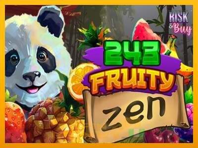 Cihazda oyna 243 Fruity Zen ve para kazan