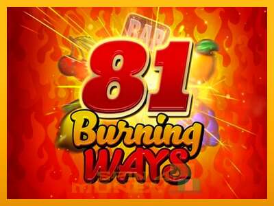 Cihazda oyna 81 Burning Ways ve para kazan